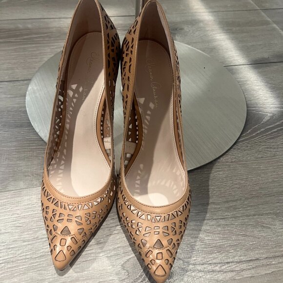 Eleanor Anukam Nude Cutout Heels - Size 11 - Never Worn - Luxury! - Picture 2 of 6